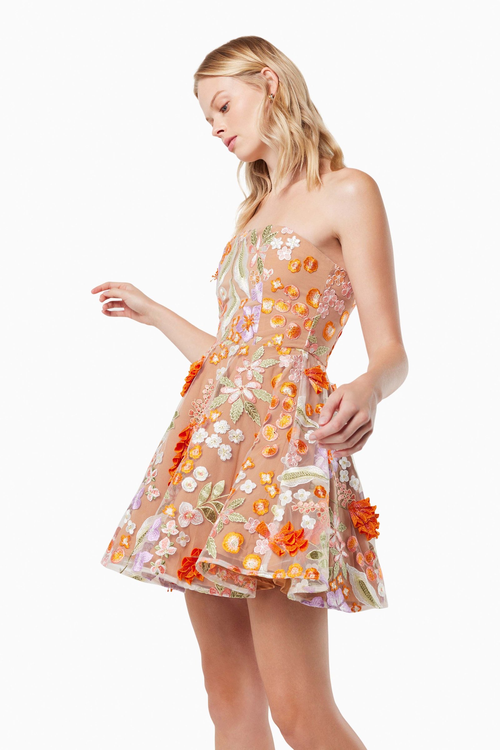 ELLIATT DISCOTHEQUE DRESS - MULTI photo 6