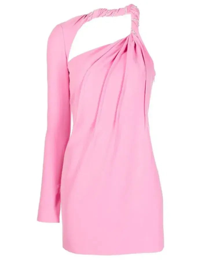 Rachel Gilbert Claudio Dress Pink Size 10 photo 2