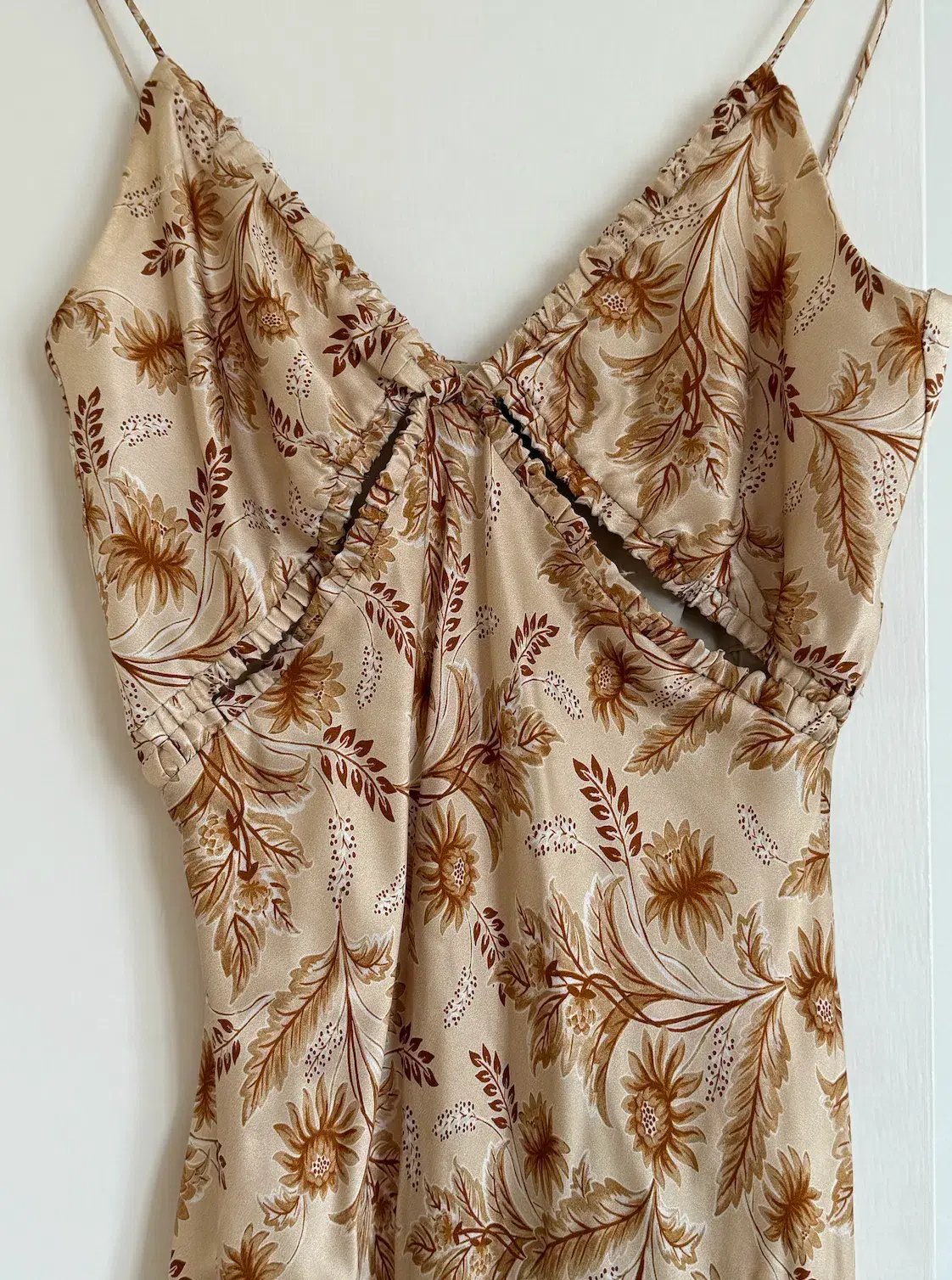 Bec & Bridge Fleetwood Midi Dress Cream Floral Size 8 photo 6