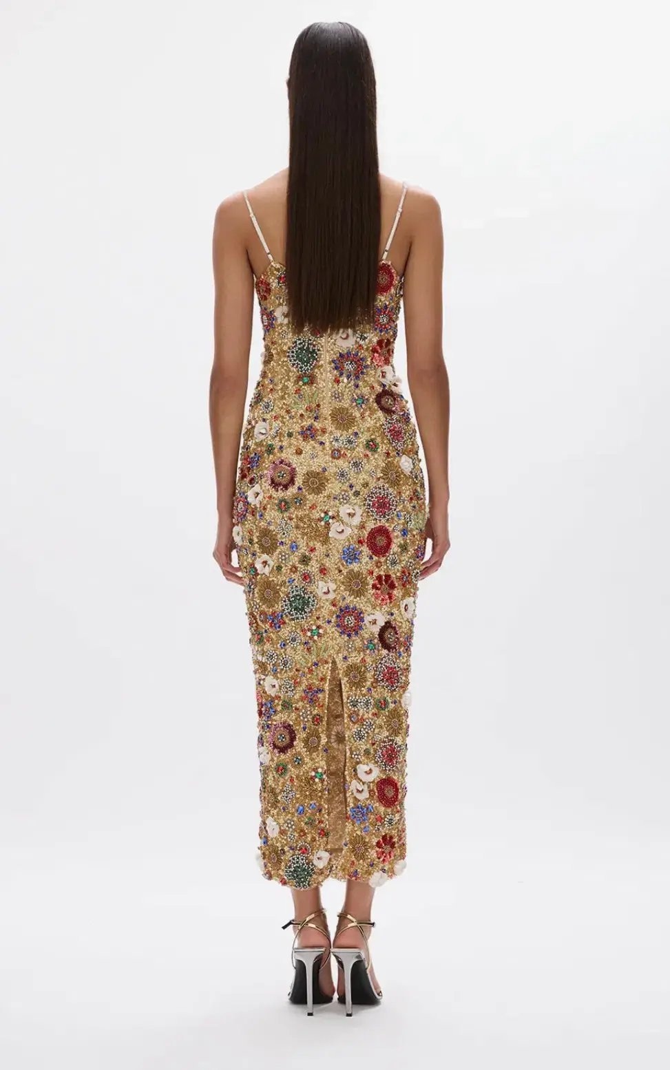 RACHEL GILBERT FRANCESCA GOWN DRESS GOLD SIZE 1 AU 8 photo 4