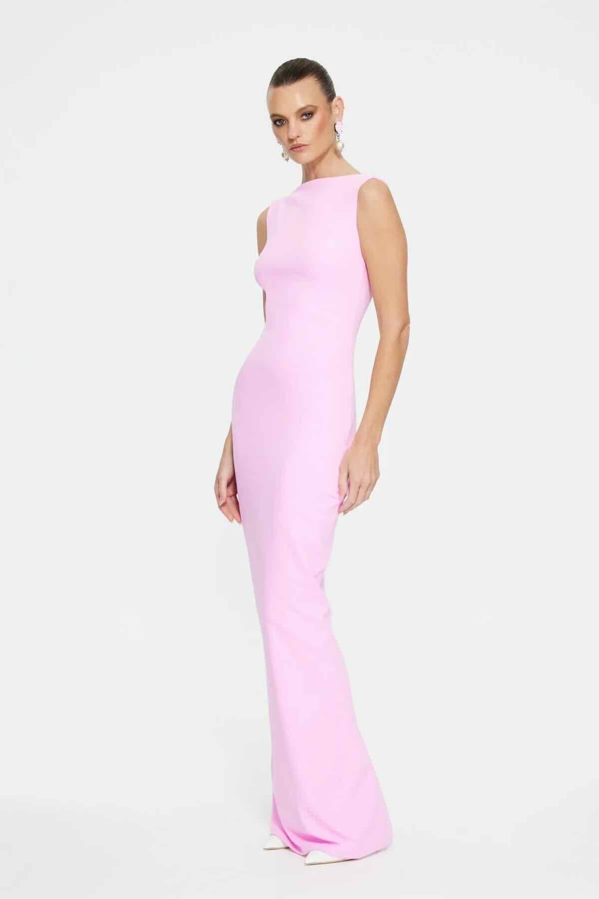 EFFIE KATS VERONA GOWN - TAFFY PINK photo 2