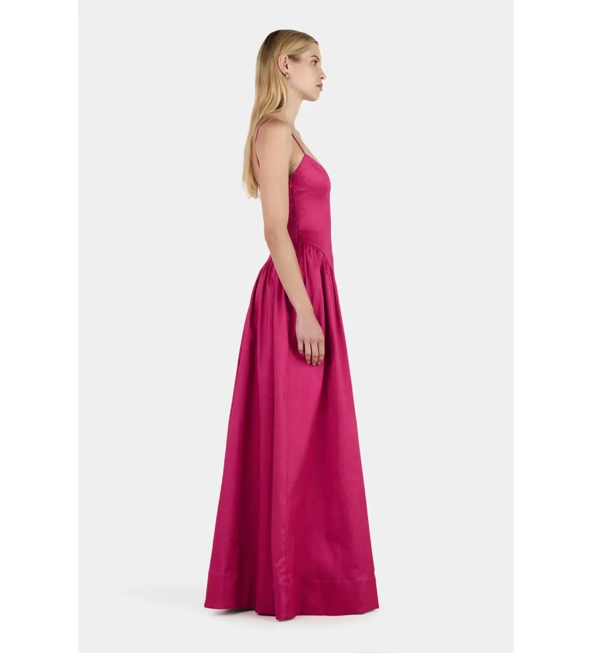 Hansen and Gretel Bellini Taffeta Gown Magenta Size AU 8 photo 3