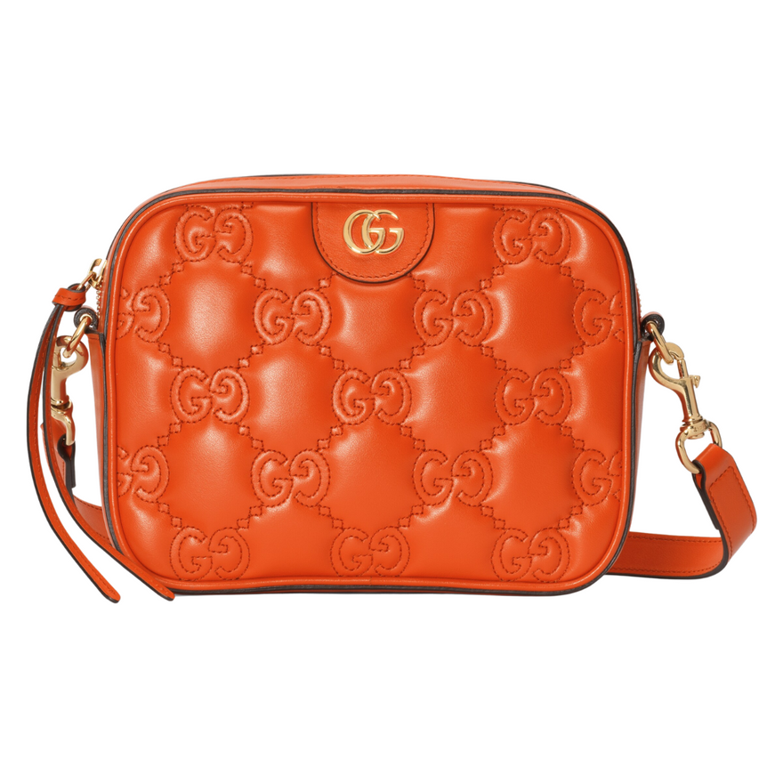 Gucci Orange MatelassÉ Small Shoulder Bag photo 2