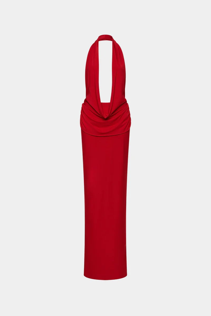 Misha Collection Vanessa Jersey Dress - Red photo 2