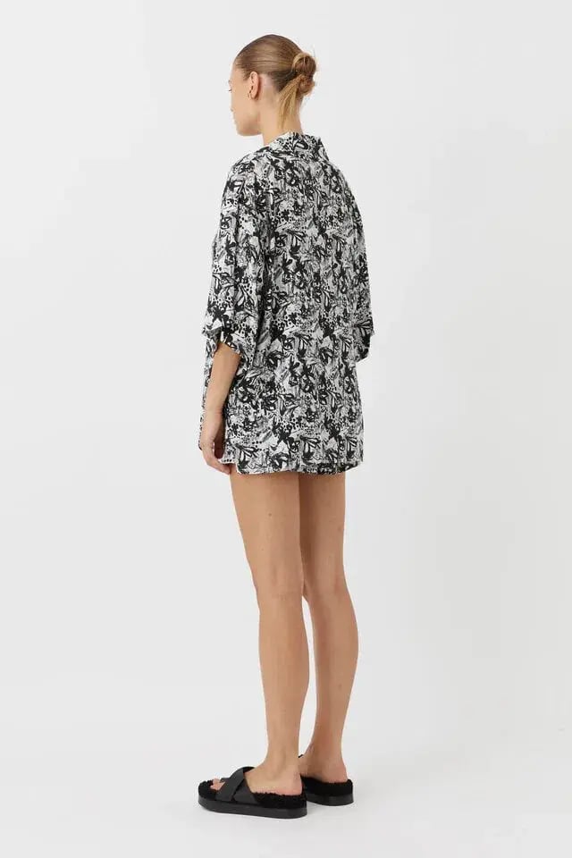 Camilla and Marc Sawyer Printed Shirt and Short Set Size 8 photo 3