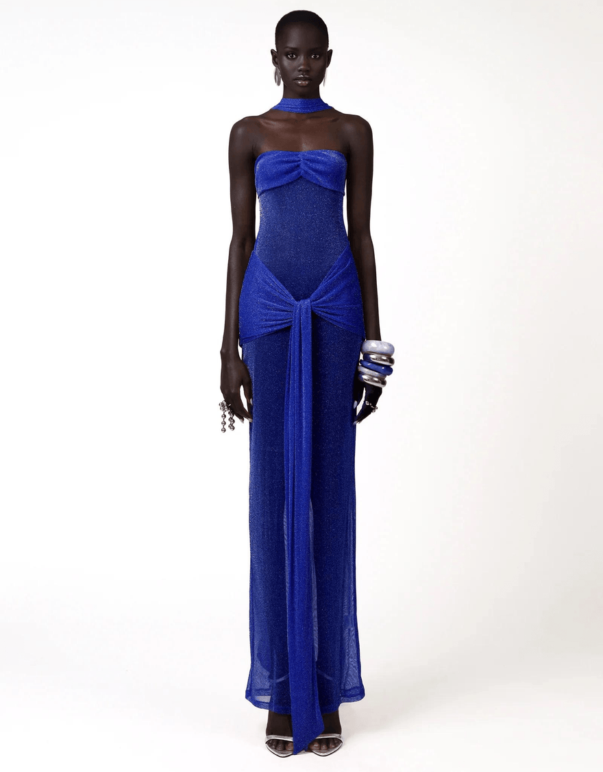 Khanum's Kesca Dress - Blue photo 3