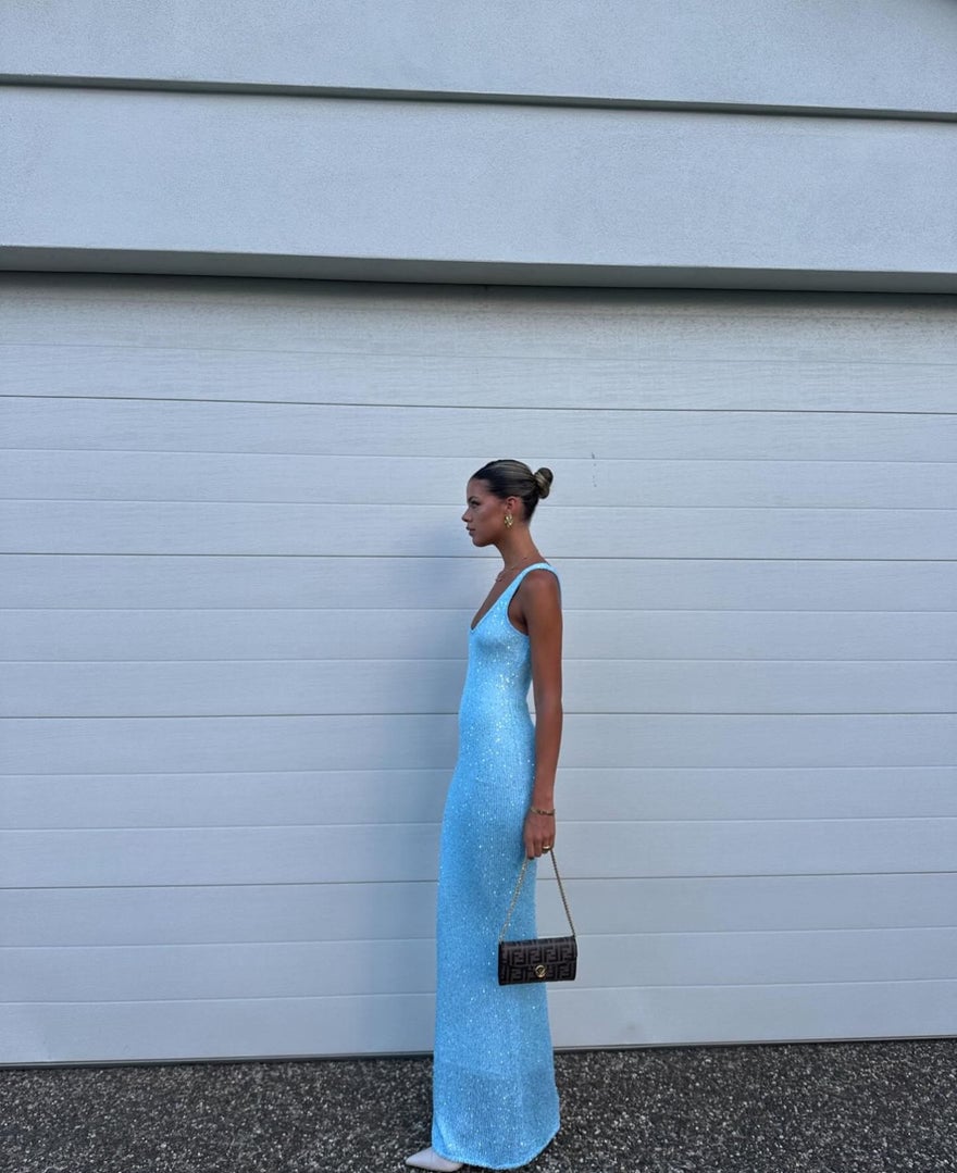 Asta Resort Ana Maxi Dress in Blue photo 2