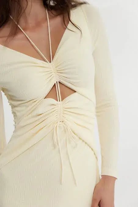 Significant Other Marie Dress Butter Yellow Size 6 photo 2