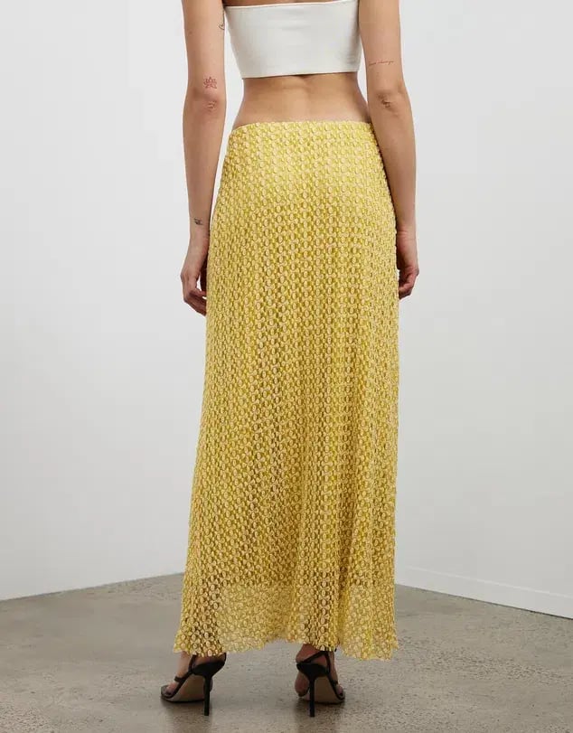 Camilla and Marc Riviera Skirt Yellow Size 10 photo 3