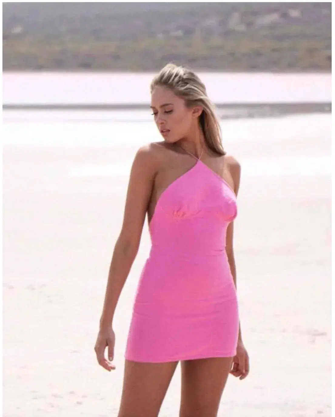 Natalie Rolt Poppy Mini Dress pink photo 2