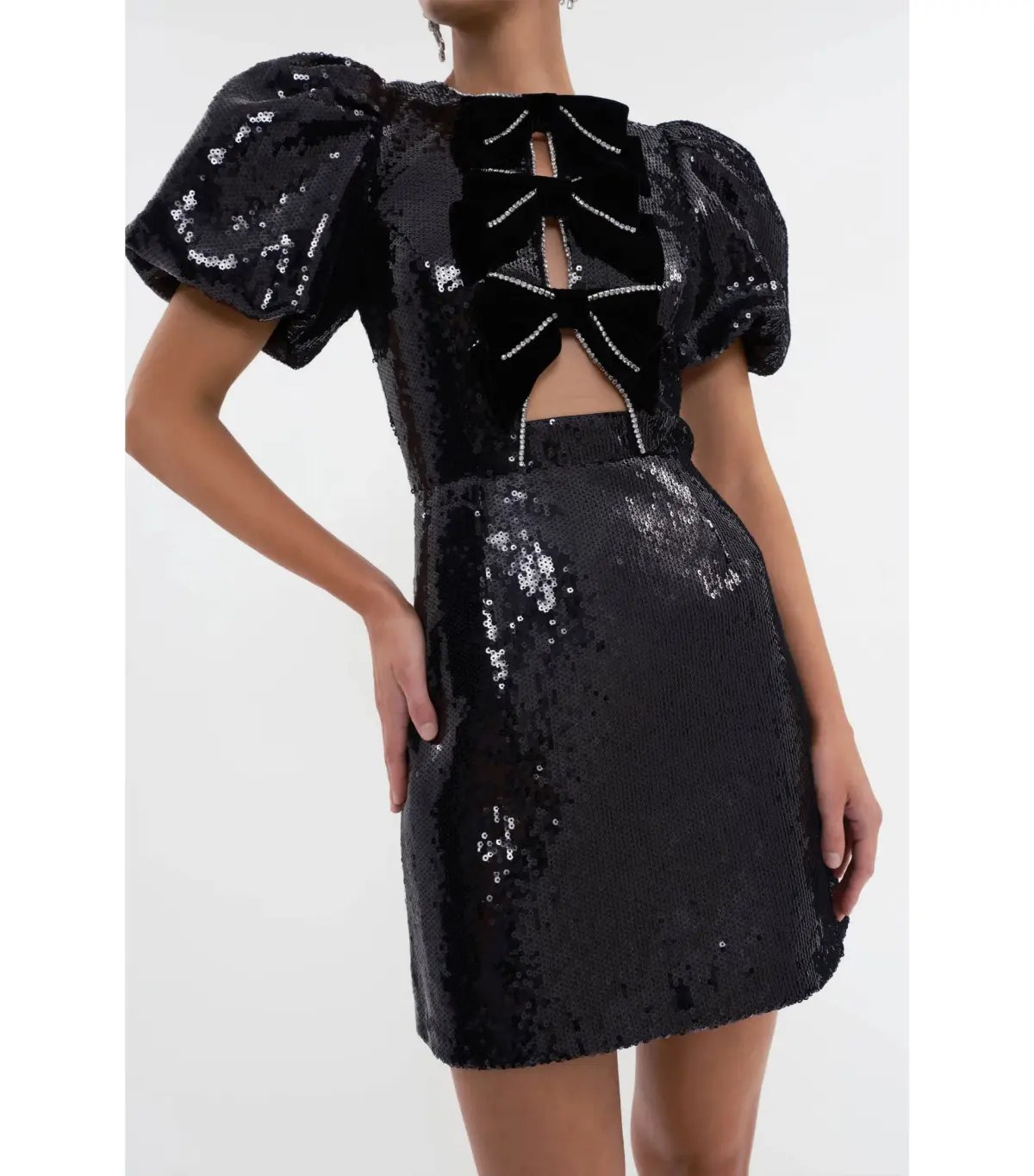 Natalie Rolt Avril Mini Dress Black Size 10 photo 31