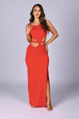 Baobab Ada Dress in Vita Red Size S / AU 8 photo 3