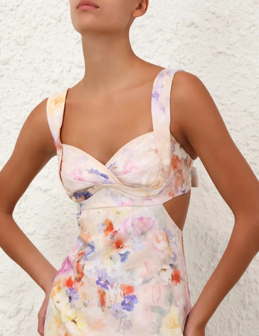 Zimmermann Crush Midi Dress Size AU 8 photo 2