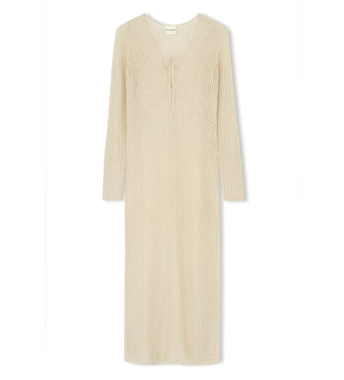 Zulu & Zephyr Husk Lattice Knit Dress Size 14 photo 4