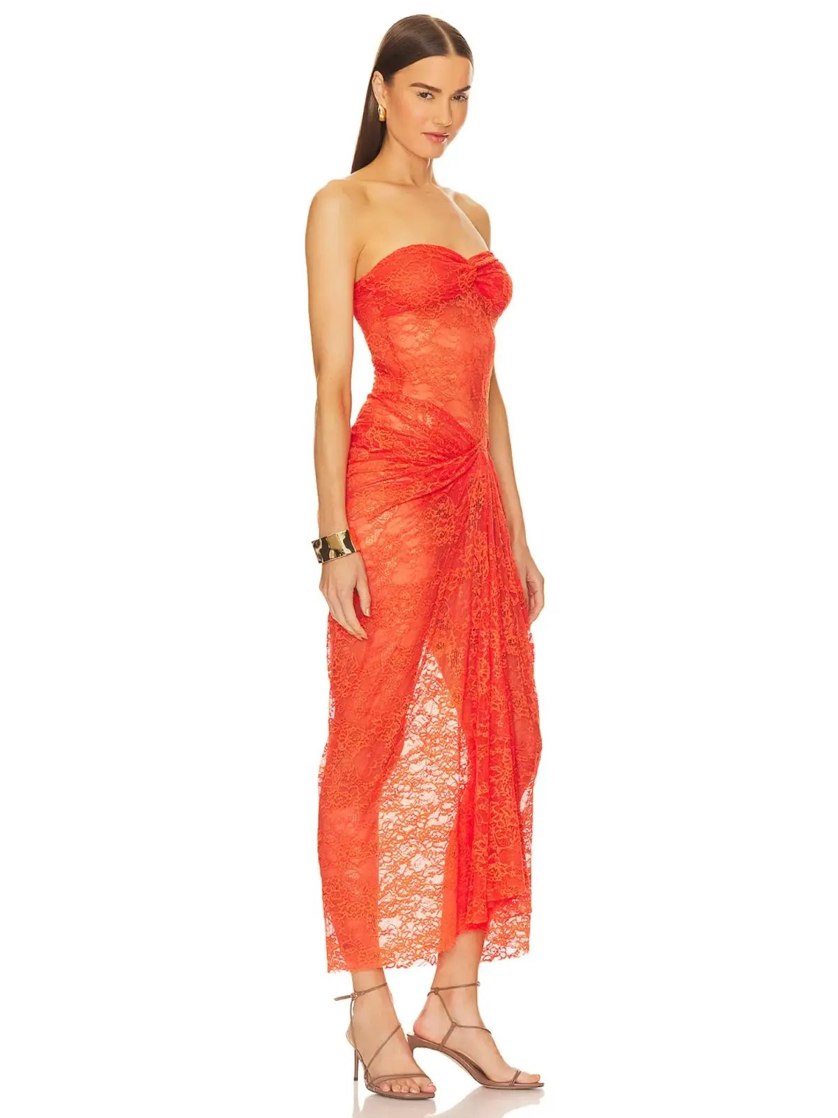 Natalie Rolt Naomi Dress Tangerine Size 1 / AU 8 photo 4