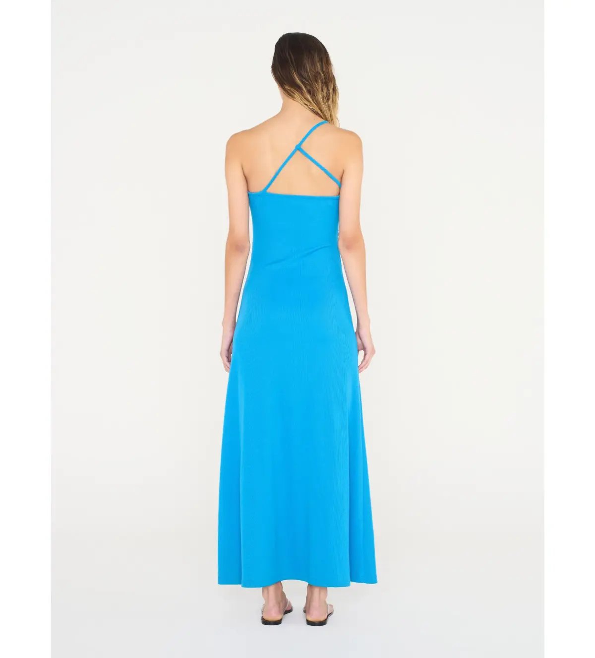 Christopher Esber Concave Stone Cami Dress in Boston Blue Size 10 photo 2