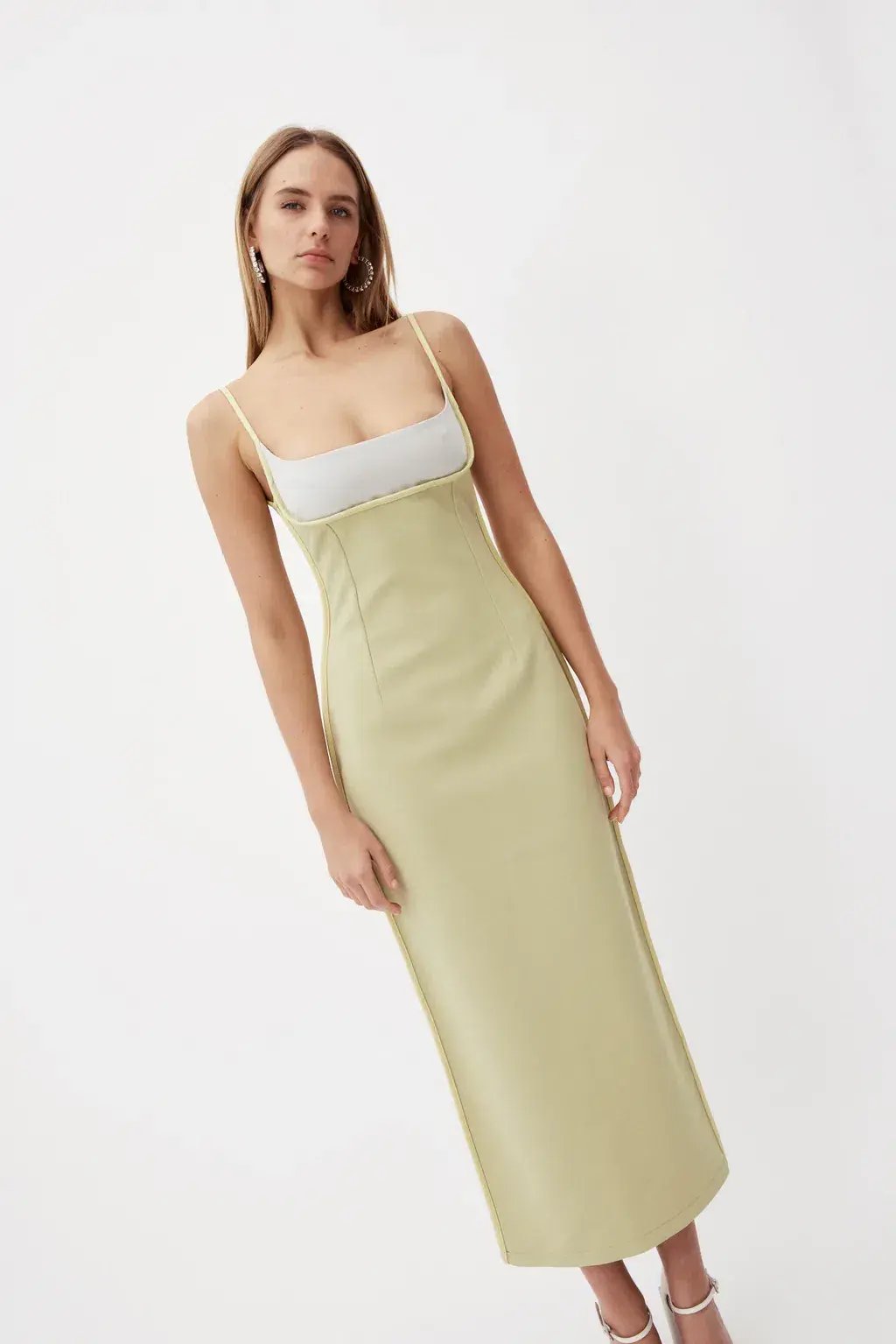 Paris Georgia Florian Dress Green Size AU 8 photo 5