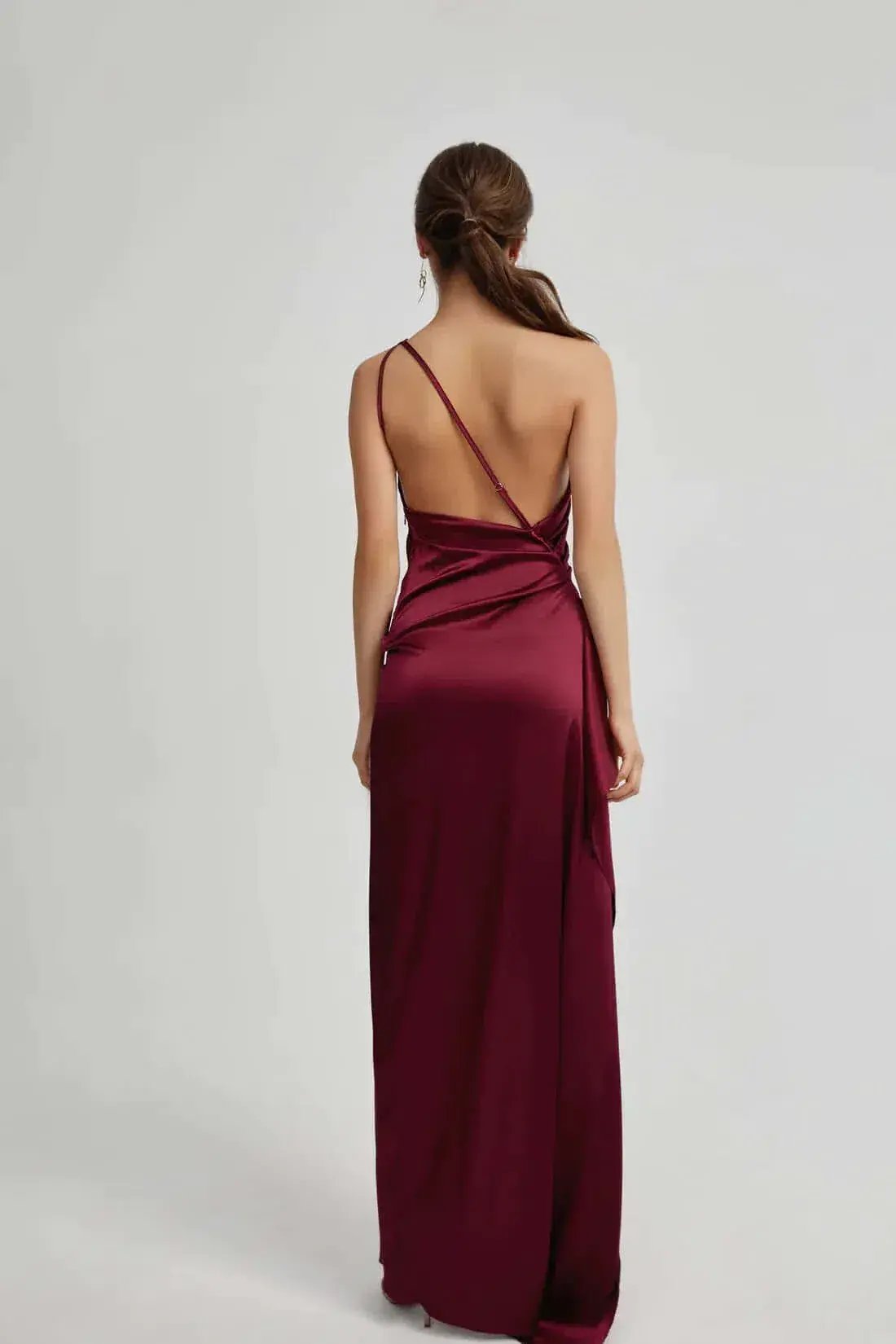 Lexi Samira Dress Burgundy Size 8 photo 2