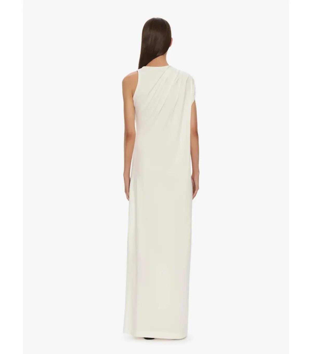 Christopher Esber Stone Pin Column Tee Maxi Dress White Size AU 8 photo 2