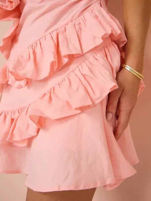 By Nicola Adrift Mini Dress Pink Size 12 photo 4