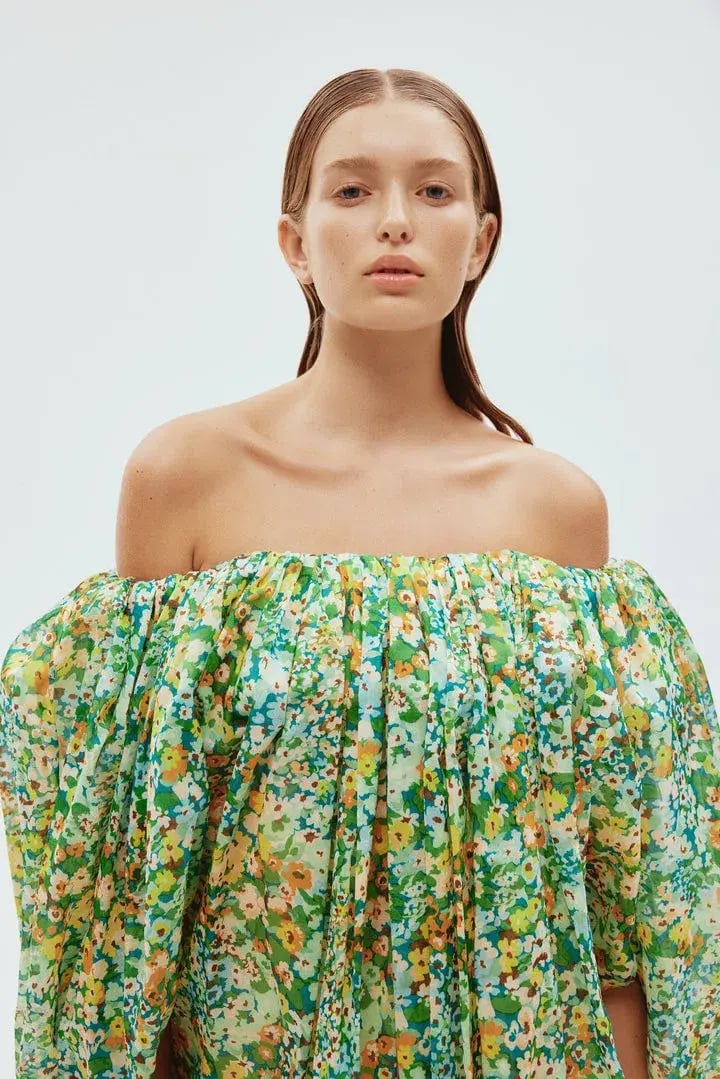 Alemais Francis Bubble Mini Dress Floral Size 6 photo 3