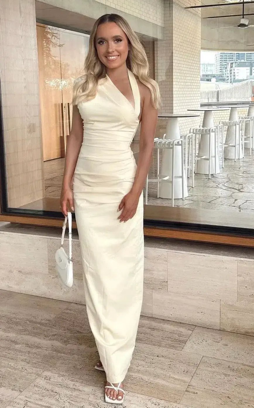 Sir the Label Giacomo Gown Butter Size 8 photo 4