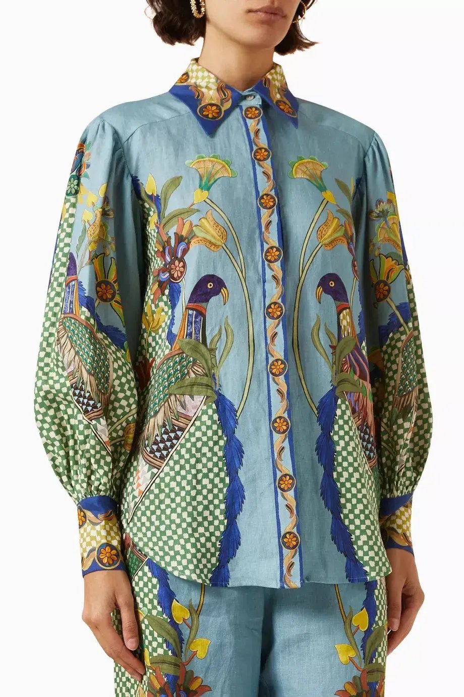 Alemais Gilly Shirt & Pant Set Misty Blue Size AU 6 photo 10