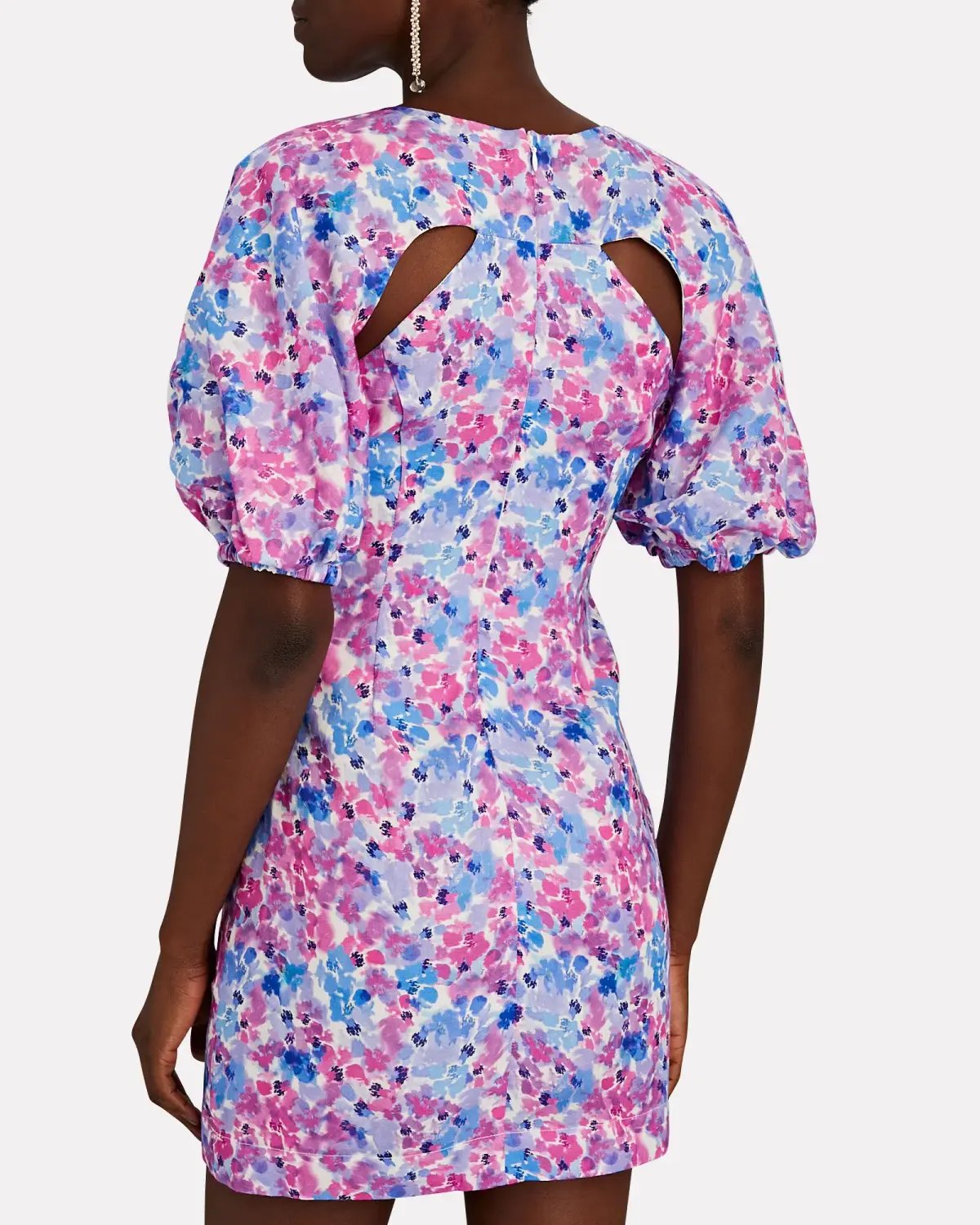 Nicholas Waverly Dress Orchid Multi Print Purple Size 10 photo 2
