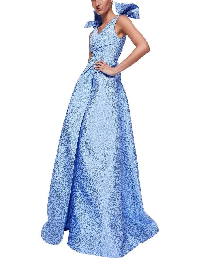 Rachel Gilbert Malea Gown in Blue photo 4