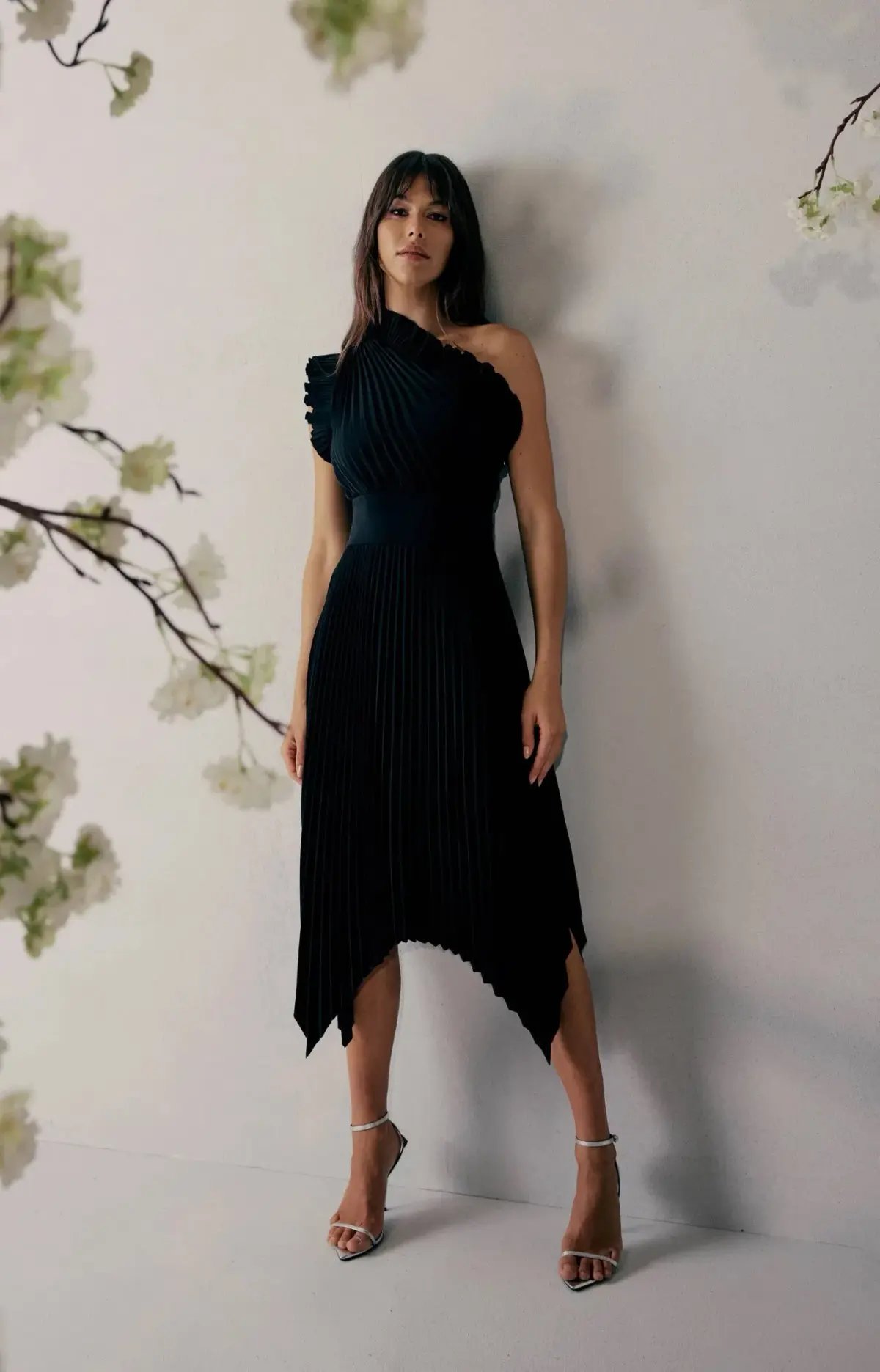 Mossman The Lady Like Midi Dress Black Size 12 photo 2