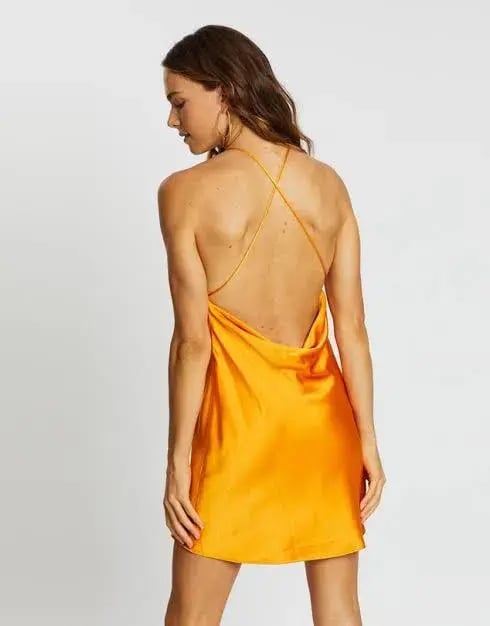 Bec & Bridge Seraphine Mini Dress  Tangerine Size 8 photo 2