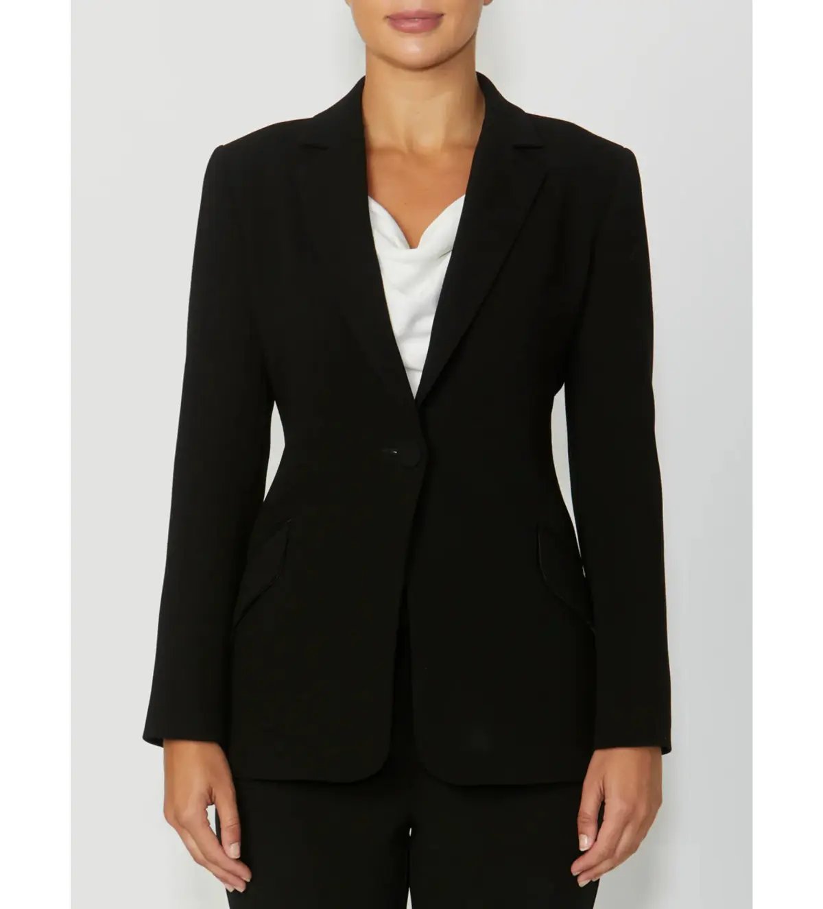 Anthea Crawford Lola Jacket Black Size AU 8 photo 2