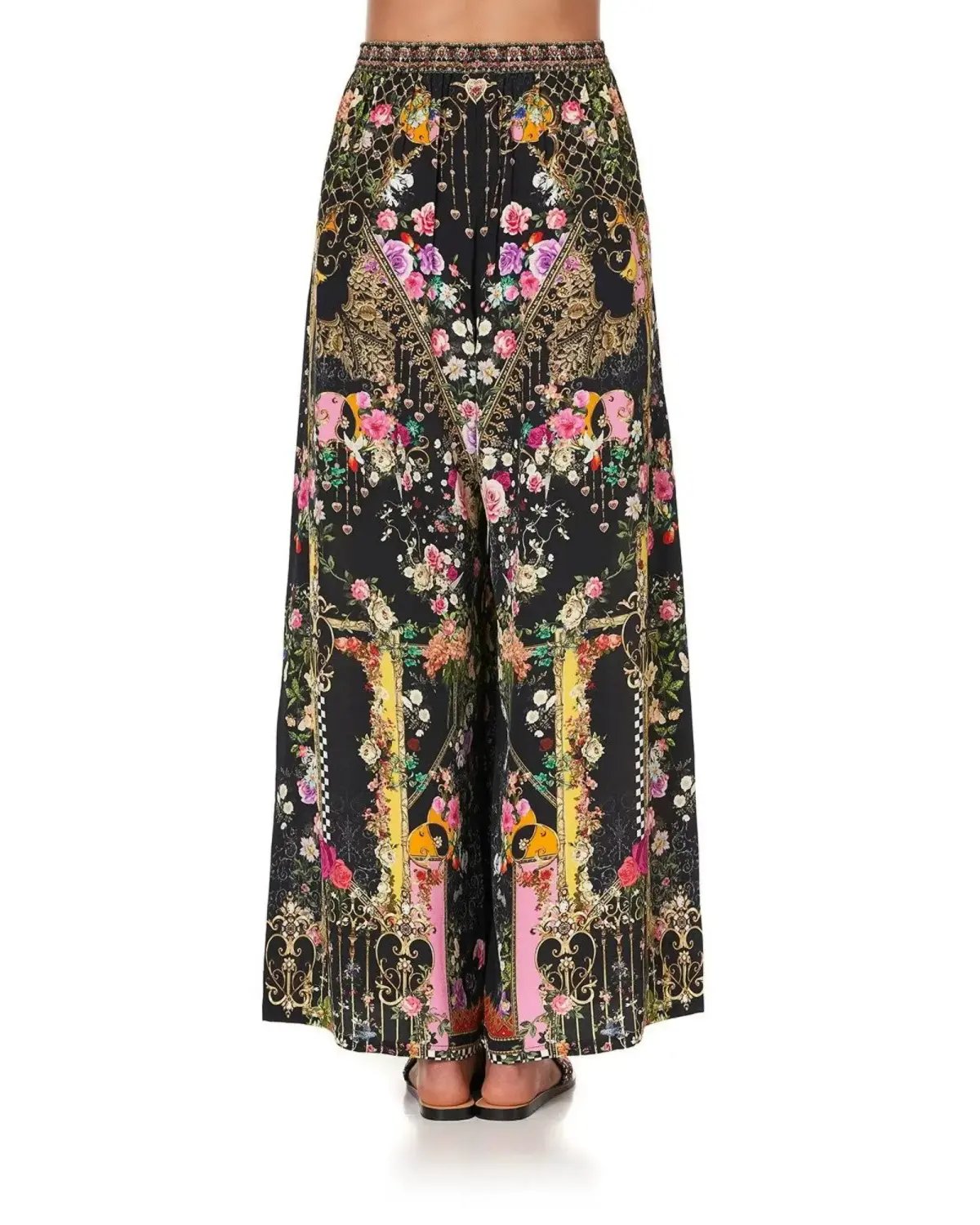 Camilla Wide Leg Trouser With Front Pockets Print Size XS / AU 6 photo 2