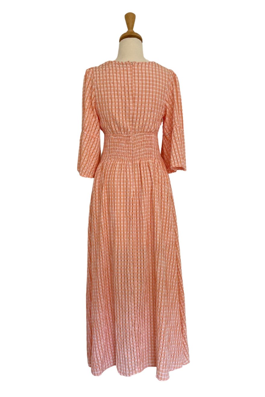 Esther & Co. Chantel Peach Maxi Dress photo 2