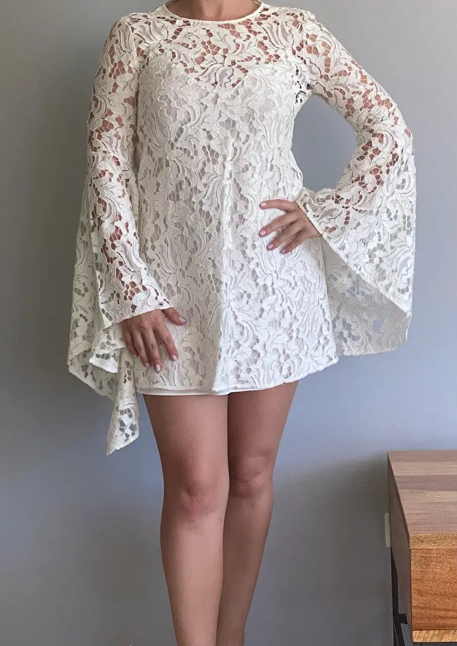 Camilla and Marc Farrow Mini Dress White Size 8 photo 2