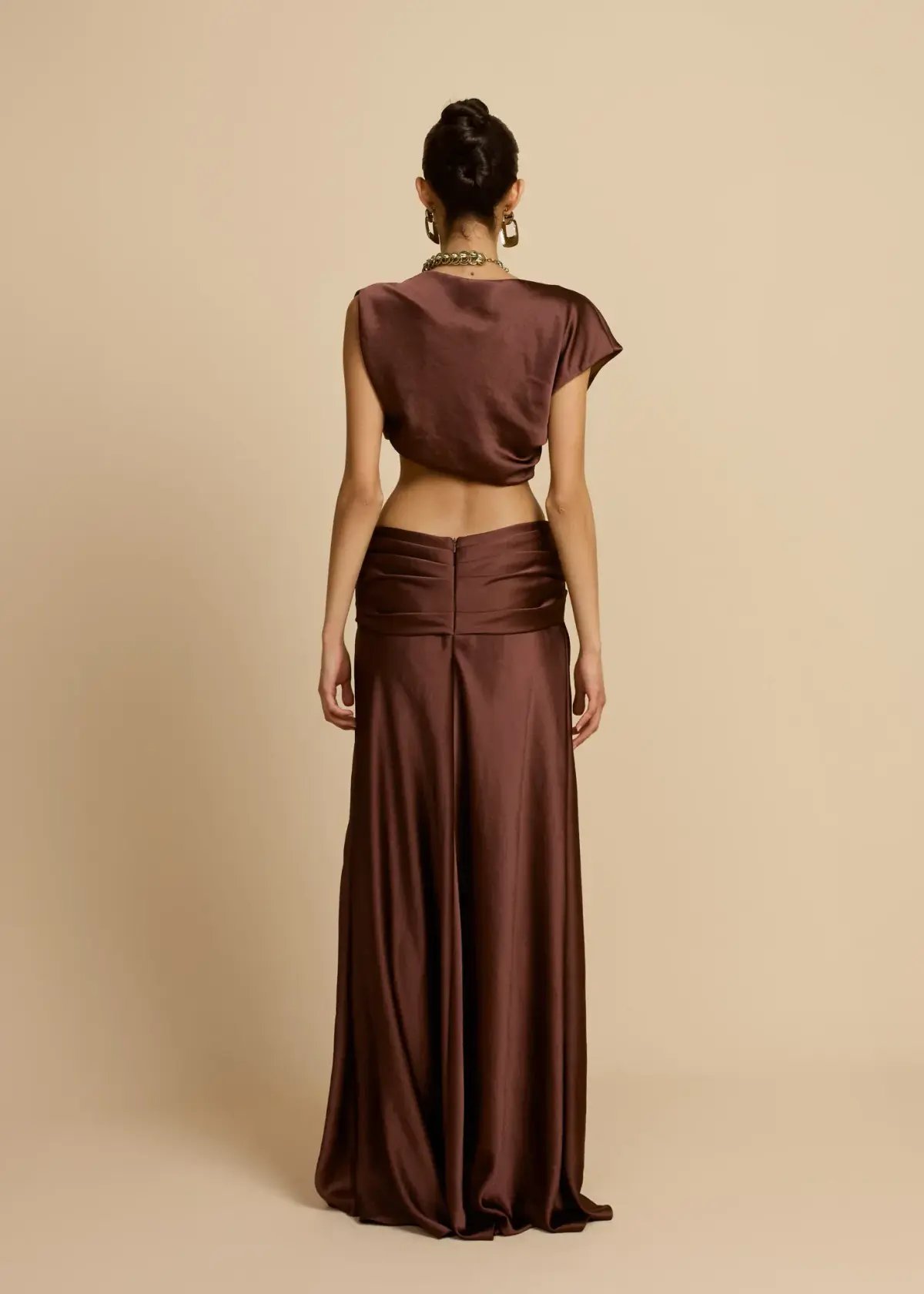 Arcina Ori Andi Top Cacao And Andi Skirt Cacao Size XS/Au 6 photo 3