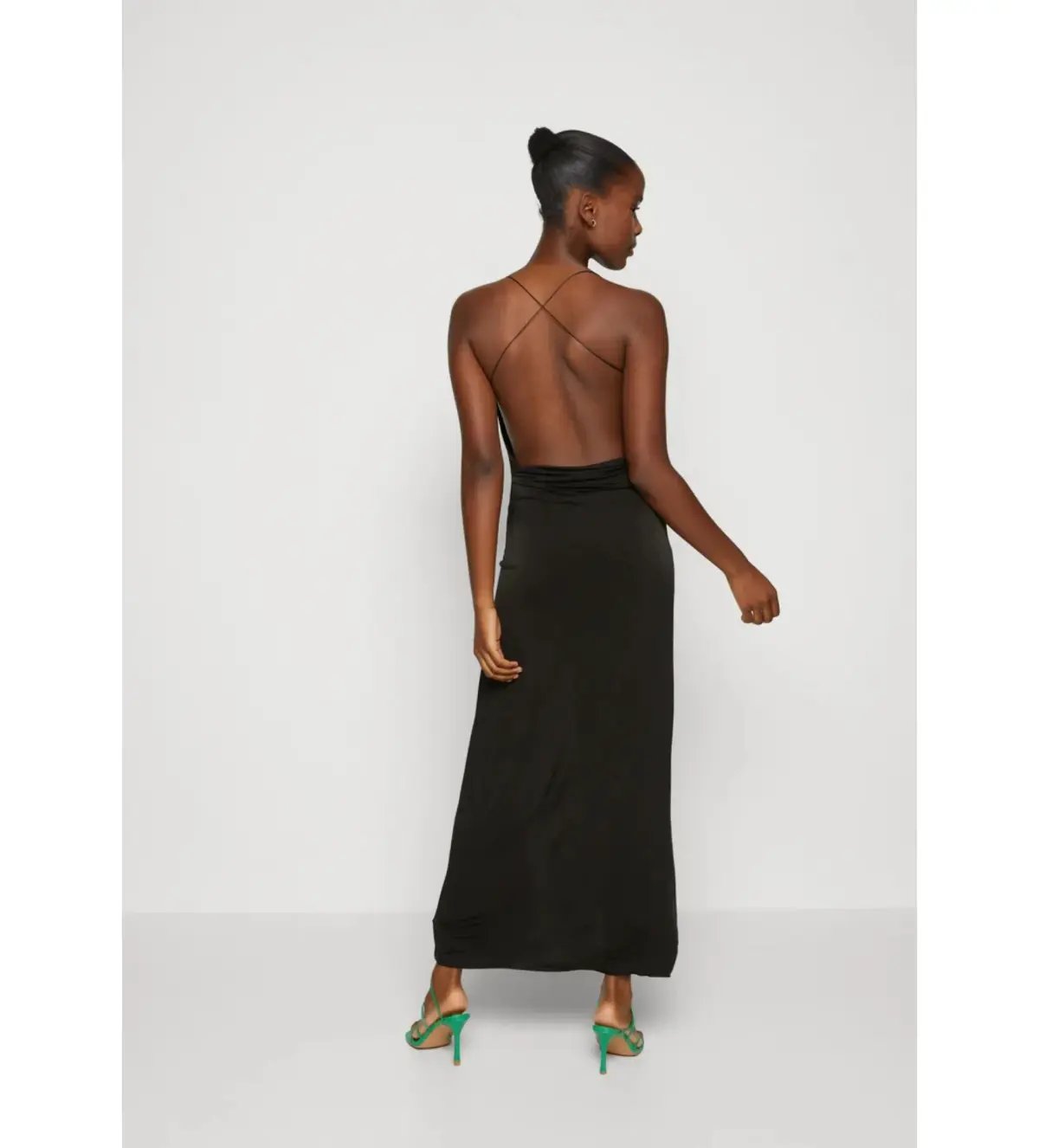 Bec And Bridge Ariel Cowl Maxi Dress Black Size 6 photo 2