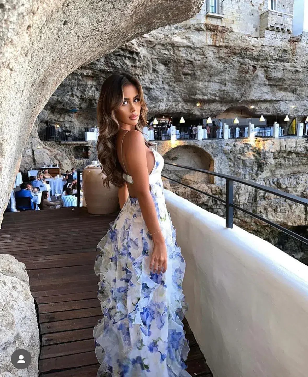 Menti Santorini Iris Gown in Floral Size S / AU 8 photo 8