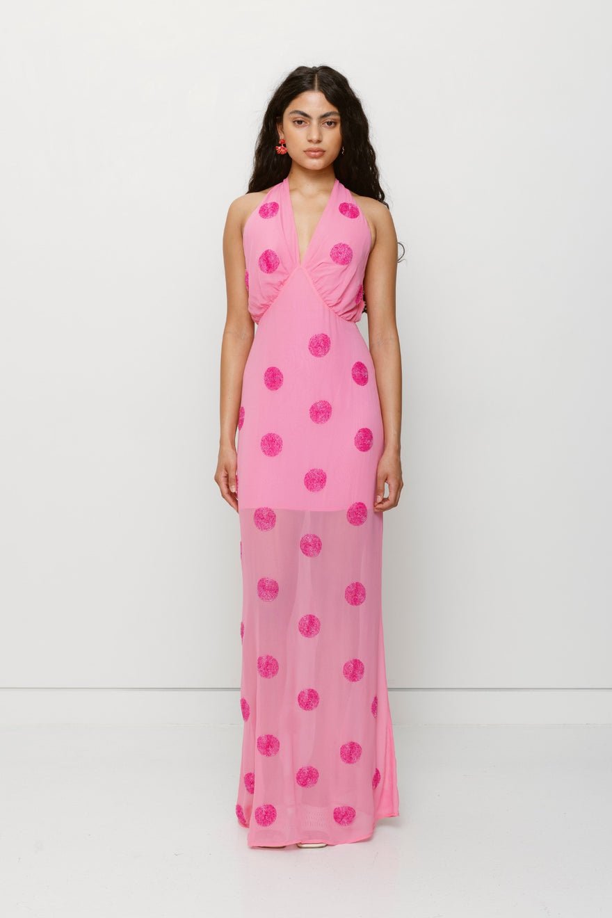The Wolf Gang Sanja Slip Dress - Candy photo 4