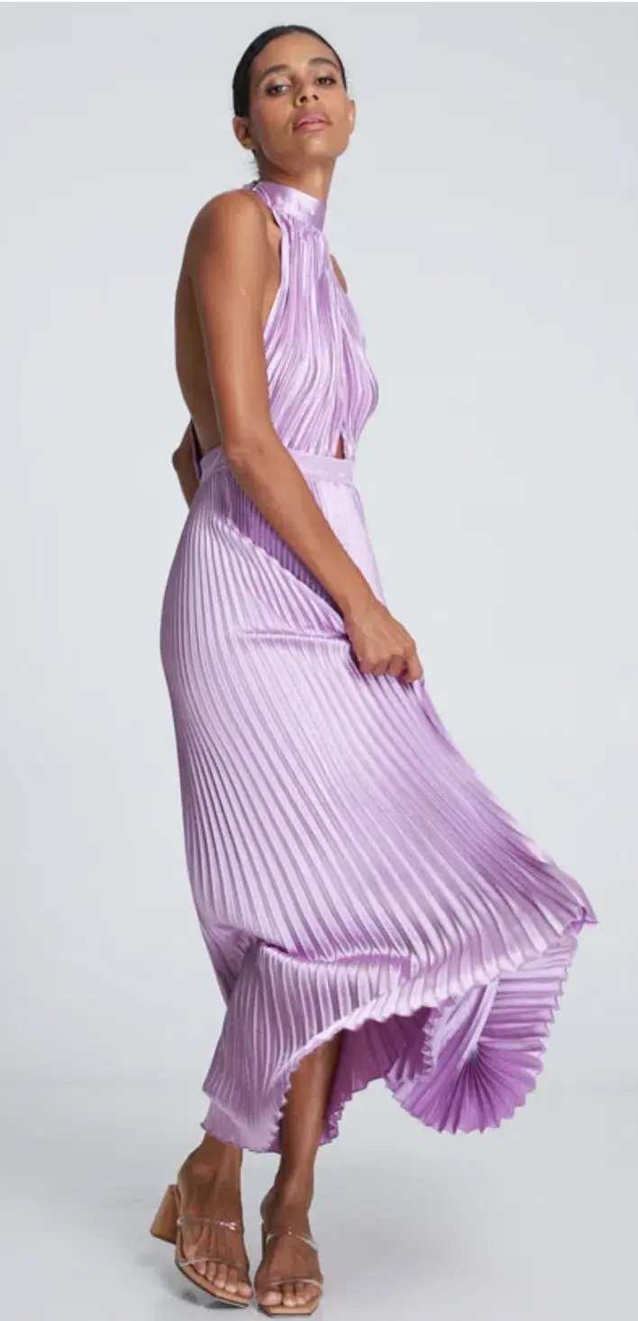 Lidee Renaissance Slit Gown Violet Size 6 / XS photo 2