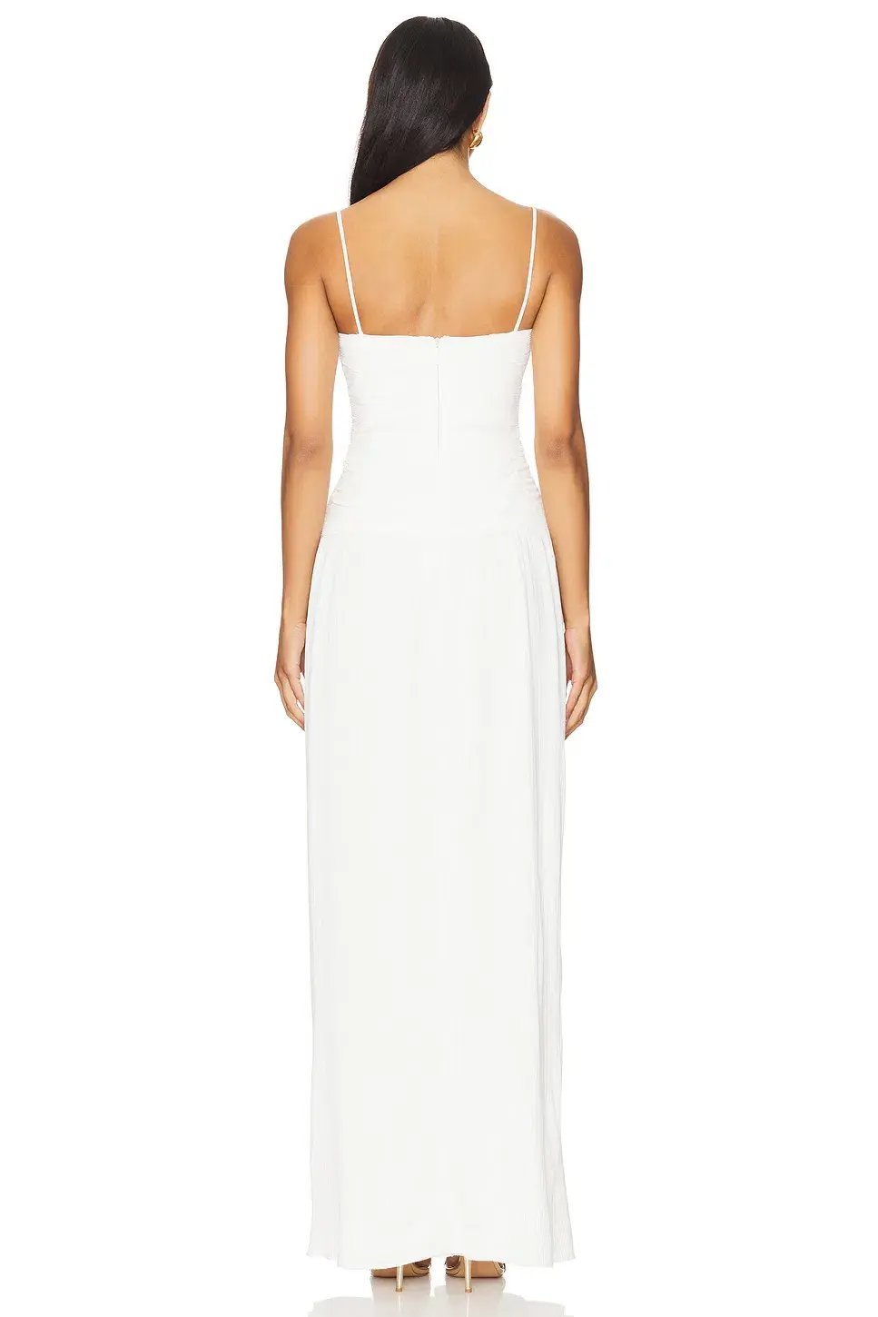 Rebecca Vallance Guinevere Cut Out Slip Gown Ivory Size 14 photo 3