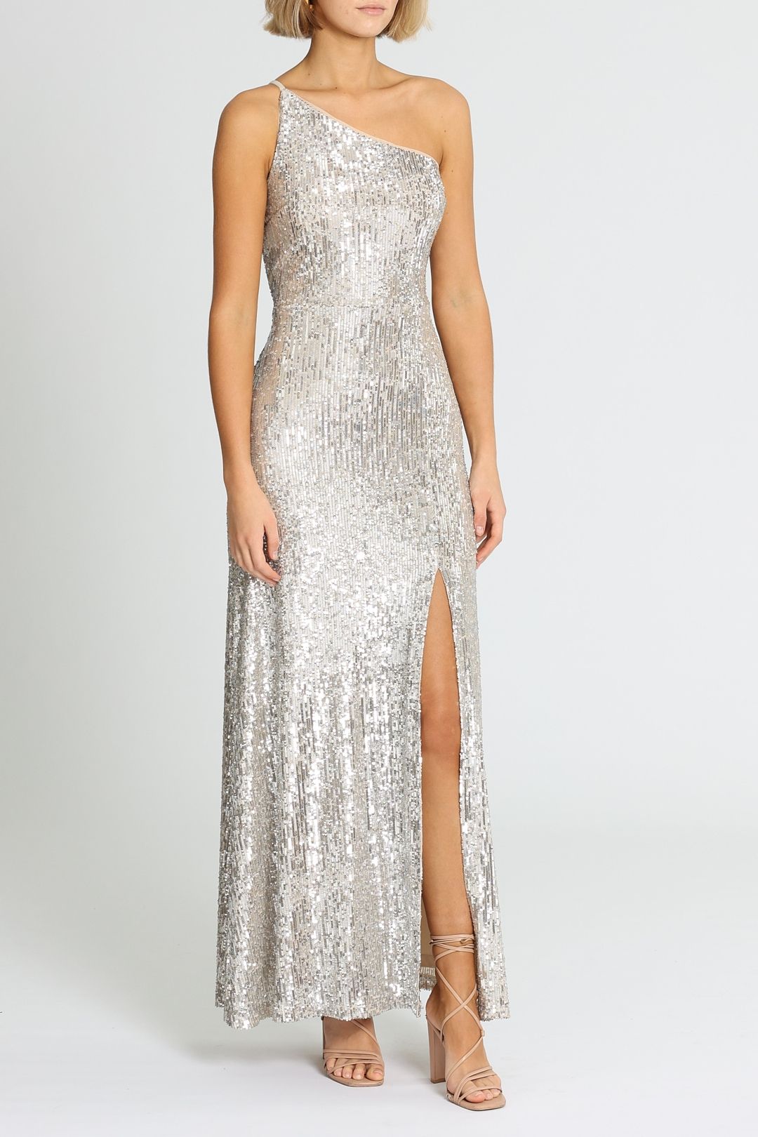 Elle Sequin Mink Gown - Mink photo 2