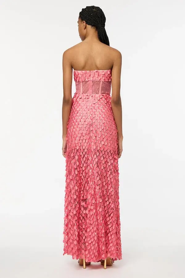 Manning Cartell Supreme Extreme Strapless Gown in Peony Size 8 photo 3