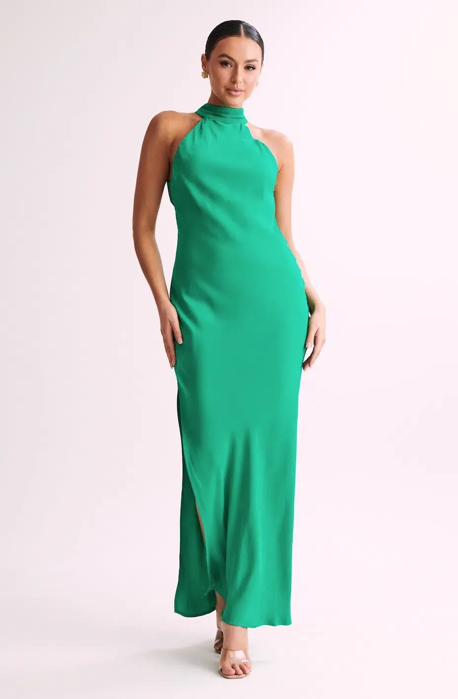 Meshki Claire Maxi Dress Green Size 8 photo 2
