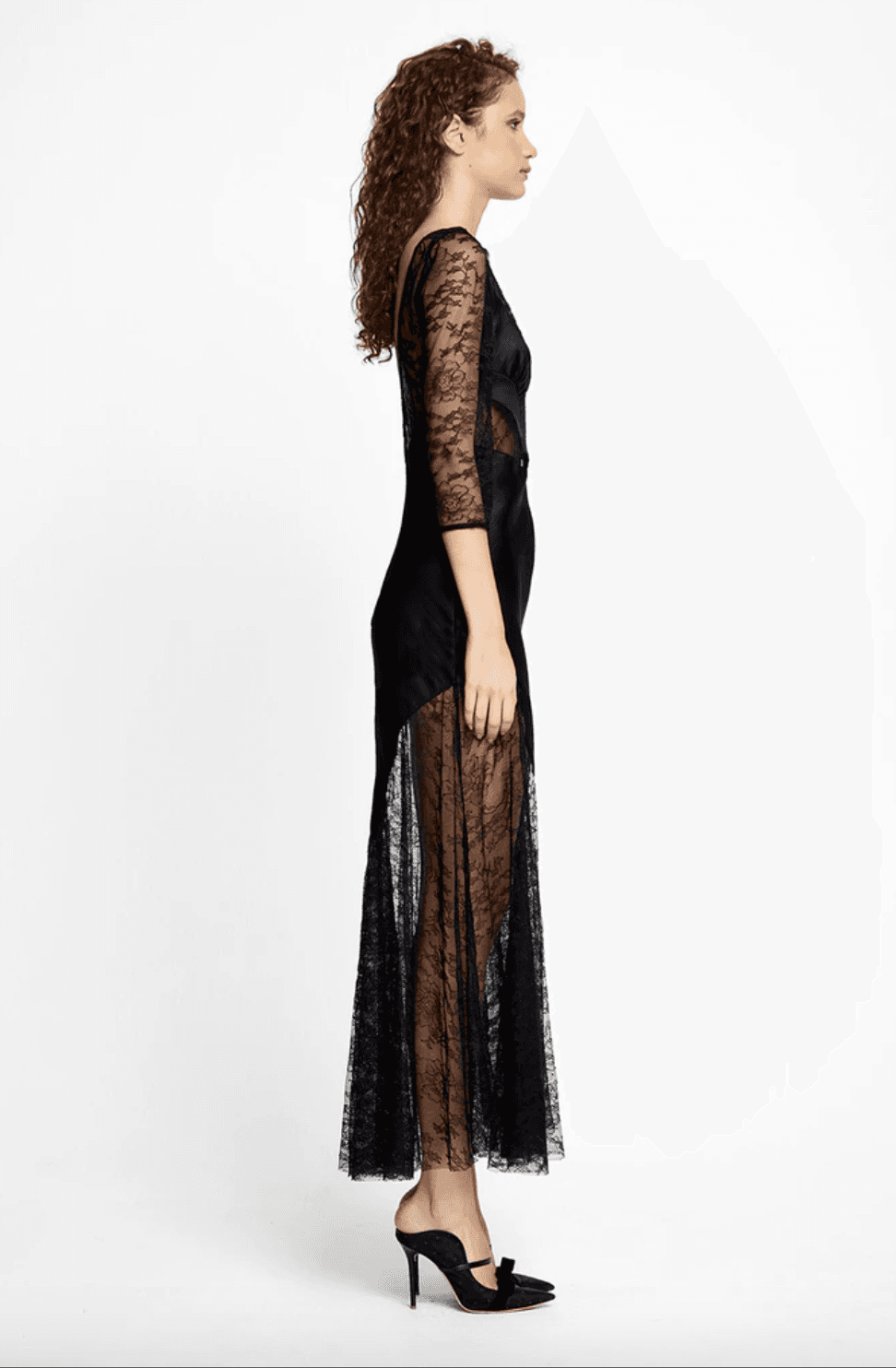 Alice McCall Black Beauty Midi Dress Black Size 8 photo 2