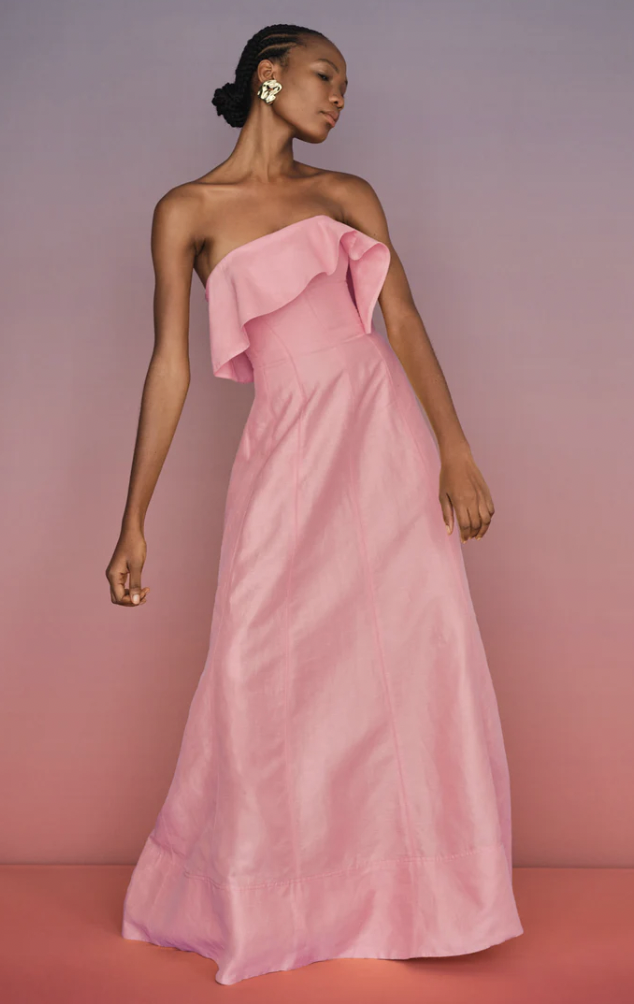 Aje Shallows Strapless Gown photo 2