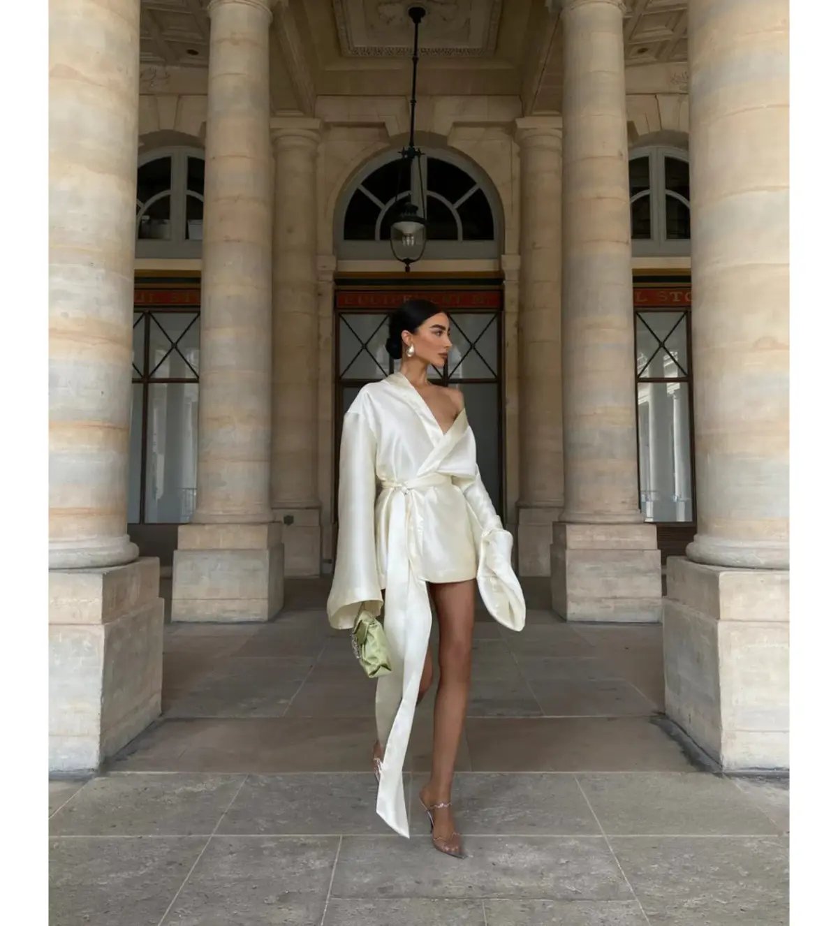 Khirzad Femme Rio Nina Robe Short Ivory Size S AU 8 photo 5