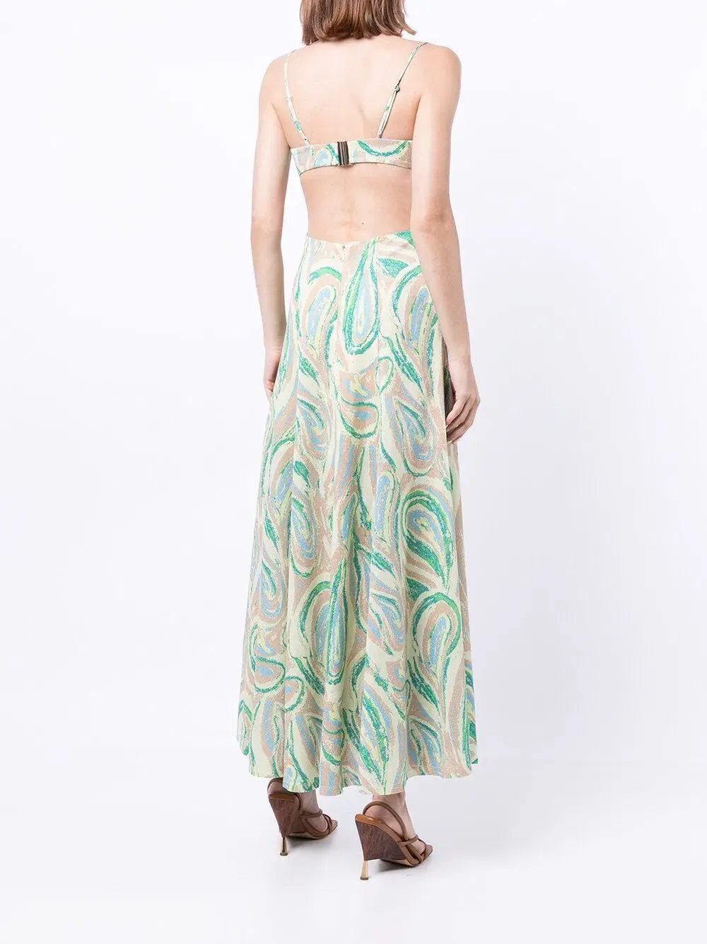 Alice McCall Swan Lake Midi Dress Citrus Size 12 AU photo 3