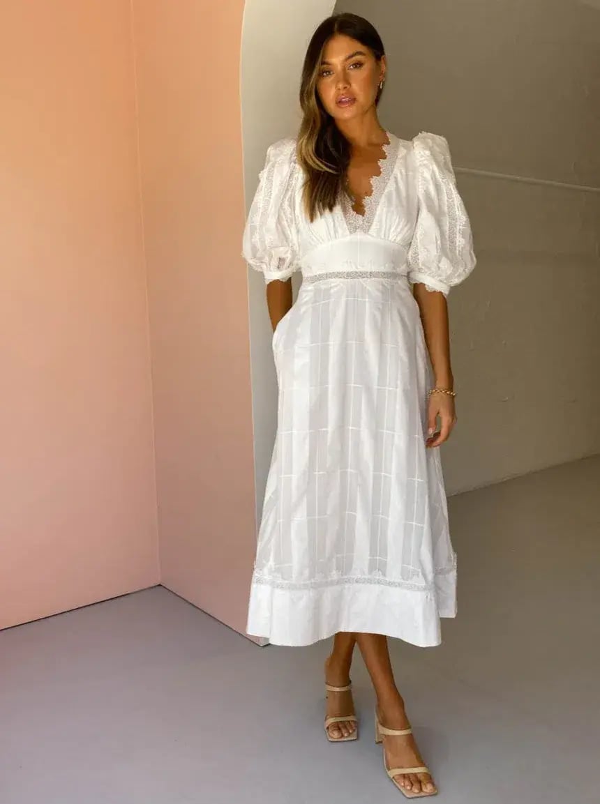 Acler Grampian Dress White Size 10 photo 8