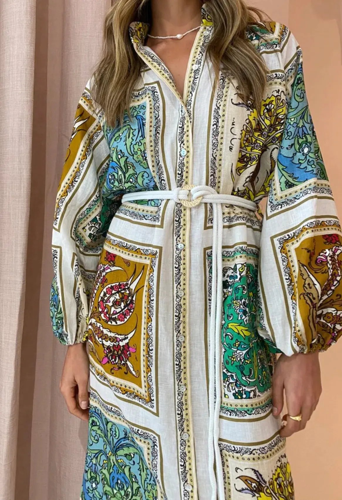 Alemais Delphine Shirtdress Print Size 12 photo 2